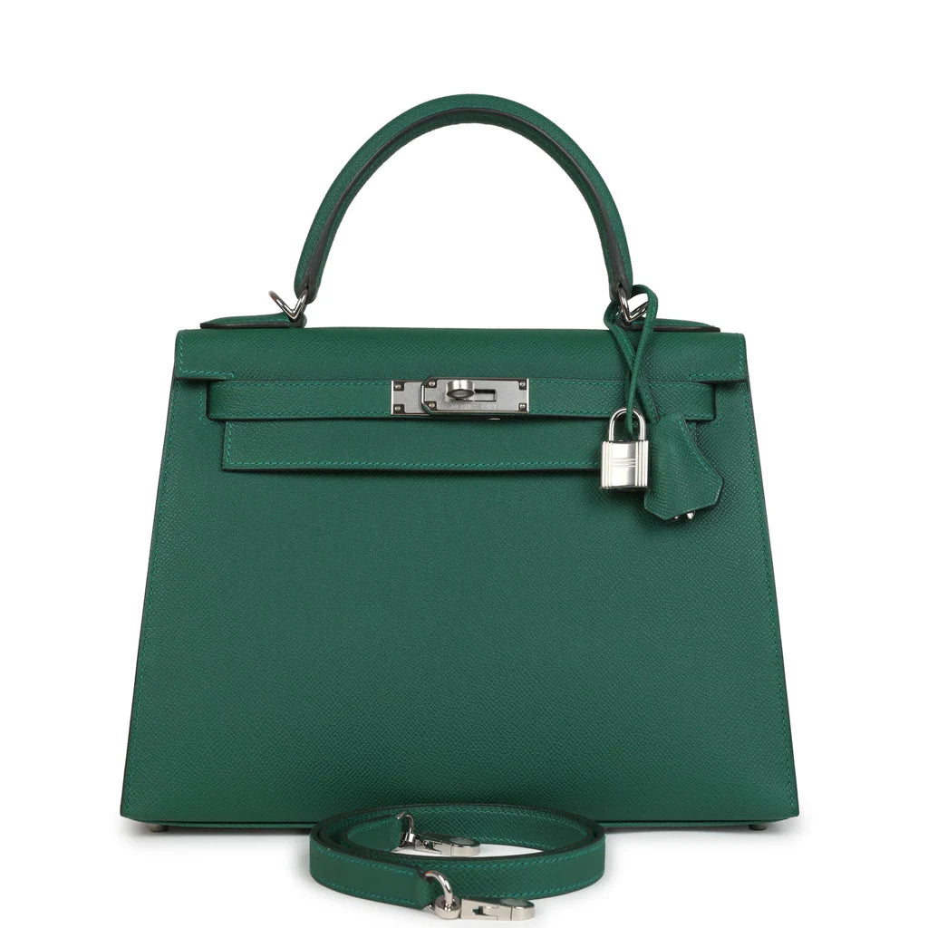 Mini Kelly-style handbags