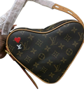 Louis Vuitton Neverfull MM Tote Bag - Monogram Heart Crossbody