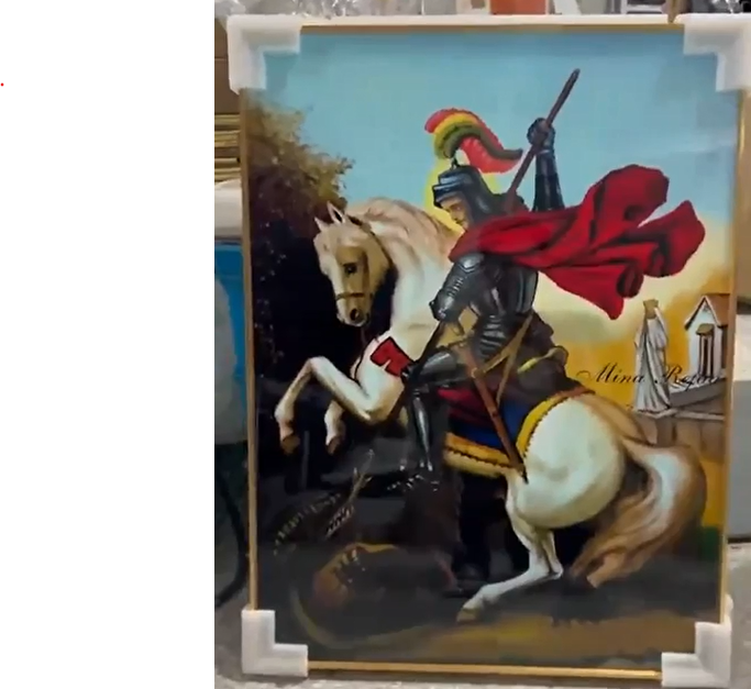Ogou Feray - St. George Framed Art