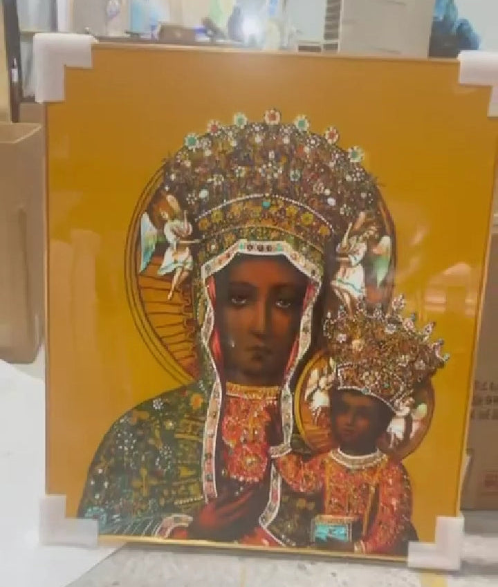 Ezili Mapyang (Ezili Dantor) – The Fierce Protector – Syncretic Black Madonna Art
