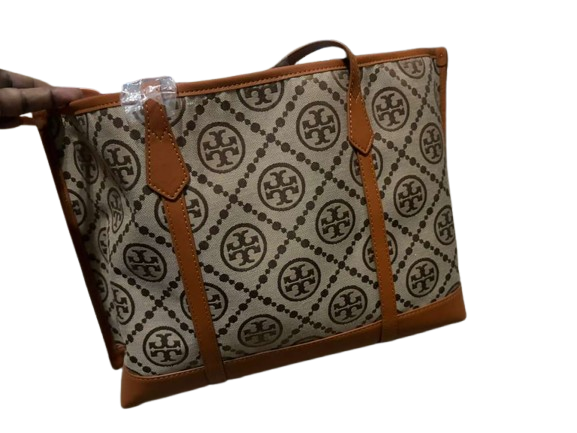 Tory Burch Perry T Monogram Jacquard Tote