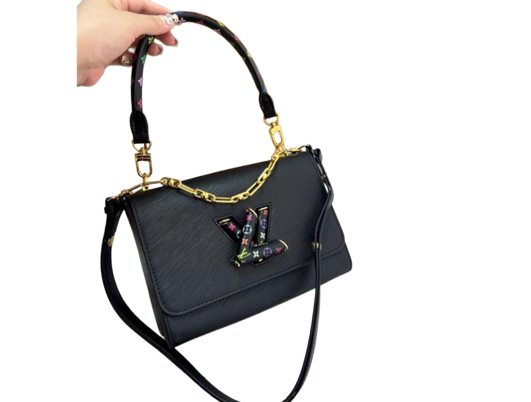 Louis Vuitton x Takashi Murakami Twist MM Slim handbag - Black