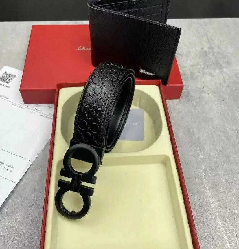 Salvatore Ferragamo Belt and Wallet