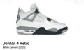 Air Jordan 4 Retro OG White Cement
