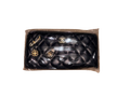 Chanel Black Zippy Lucky Charms Quilted Long Wallet