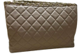 Chanel quilted beige
