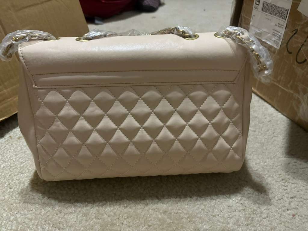 Chanel quilted beige