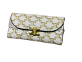 Celine Large Wallet in Triomphe Canvas