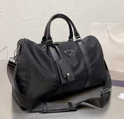Prada Re-Nylon and Saffiano leather - Large Duffel Bag