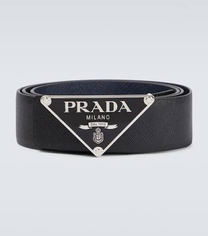 Prada Saffiano Leather Belt
