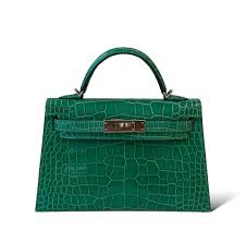 Mini Kelly-style handbags