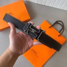 Hermès belt and Wallet Black