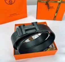 Hermès belt and Wallet Black