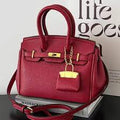 Mini Kelly-style handbags - Red