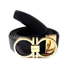 Salvatore Ferragamo Belt and Wallet Golden