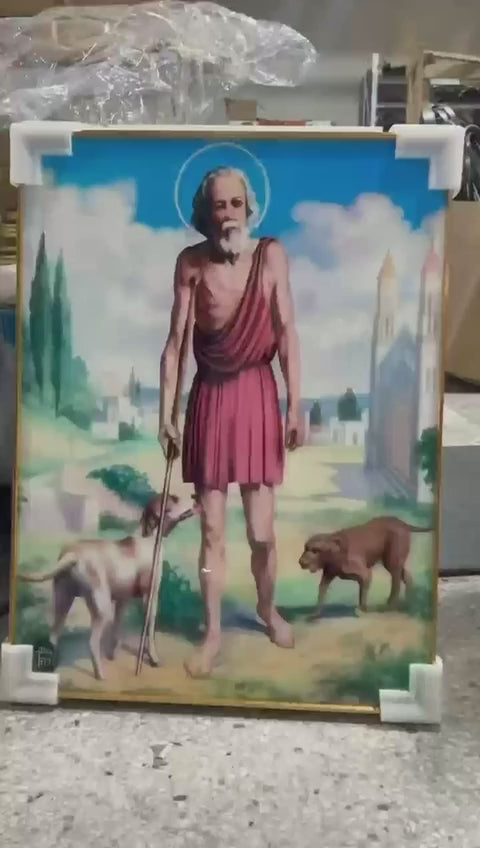 Papa Legba - Saint Lazarus Framed Art