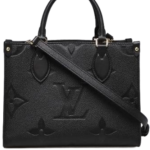 Louis Vuitton Black Monogram Giant Empreinte Leather Onthego