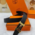 Hermès Belt and a bi-fold wallet